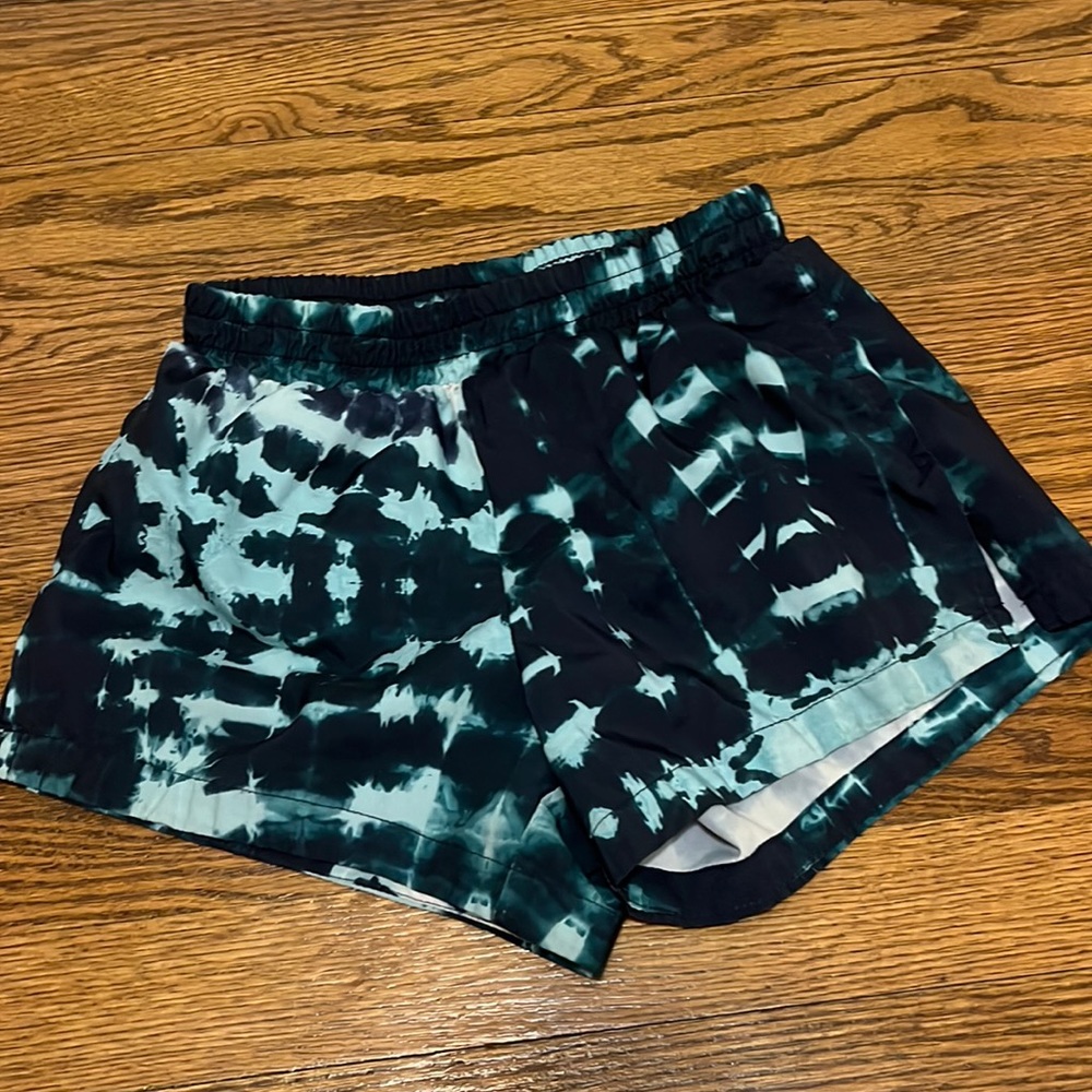 Dark blue light blue, athletic shorts